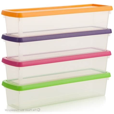 long plastic storage bins